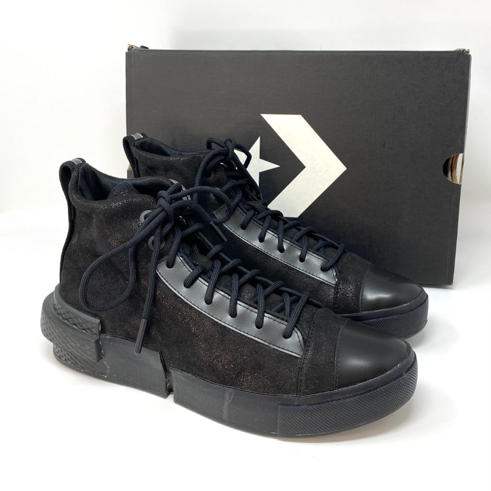 💖MEGA SALE💖Converse 169459C ALL STAR DISRUPT CX High Suede Canvas Black Women - Picture 7 of 13